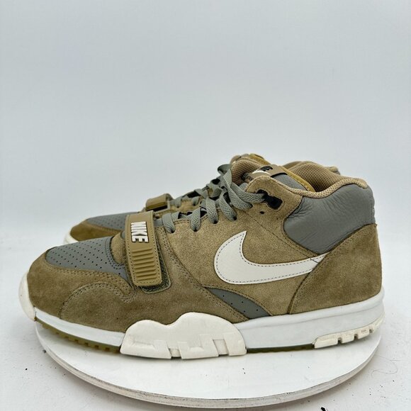 Nike Air Trainer 1 Men Size 12 FJ4182-200 Neutral Olive Dark Light Bone Shoes - Picture 1 of 11